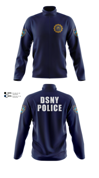 Fleece Jacket, DSNY Police, Police, Teamtime, Team time, sublimation, custom sports apparel, team uniforms, spirit wear, spiritwear, sports uniforms, custom shirts, team store, custom team store, fundraiser sports, apparel fundraiser