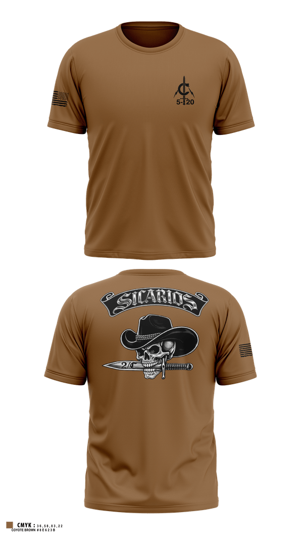 Short Sleeve Performance Shirt, 2/C Sicarios, Army, Teamtime, Team time, sublimation, custom sports apparel, team uniforms, spirit wear, spiritwear, sports uniforms, custom shirts, team store, custom team store, fundraiser sports, apparel fundraiser