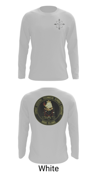 Long Sleeve Performance Shirt, Combat Systems Technical Schools Command, Navy, Teamtime, Team time, sublimation, custom sports apparel, team uniforms, spirit wear, spiritwear, sports uniforms, custom shirts, team store, custom team store, fundraiser sports, apparel fundraiser