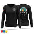 Dispatch Women's Long Sleeve V-neck Shirt - 1