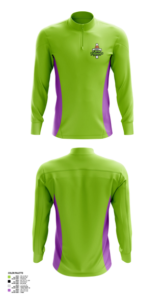Quarter Zip Jacket, Demon Nation, Women's Basketball, Teamtime, Team time, sublimation, custom sports apparel, team uniforms, spirit wear, spiritwear, sports uniforms, custom shirts, team store, custom team store, fundraiser sports, apparel fundraiser