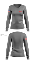 Air Evac Lifeteam Women's Long Sleeve V-neck Shirt - 3