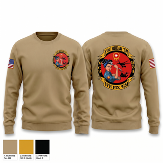 Crew Neck Sweatshirt, B-Co 834th ASB, National Guard, Teamtime, Team time, sublimation, custom sports apparel, team uniforms, spirit wear, spiritwear, sports uniforms, custom shirts, team store, custom team store, fundraiser sports, apparel fundraiser