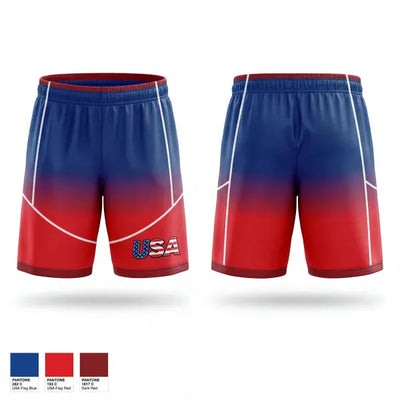 USA 51464627 Athletic Shorts With Pockets - 1
