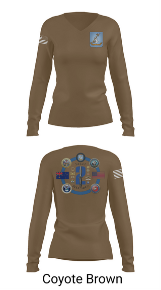 Womens Long Sleeve Vneck Shirt, AMSP Sem 2, , Teamtime, Team time, sublimation, custom sports apparel, team uniforms, spirit wear, spiritwear, sports uniforms, custom shirts, team store, custom team store, fundraiser sports, apparel fundraiser