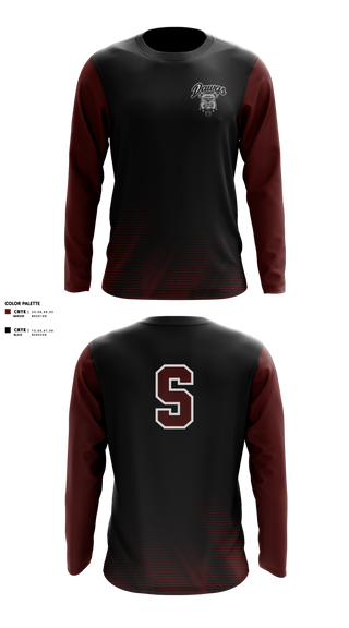 Long Sleeve Performance Shirt, Sobrato HS Bulldogs, , Teamtime, Team time, sublimation, custom sports apparel, team uniforms, spirit wear, spiritwear, sports uniforms, custom shirts, team store, custom team store, fundraiser sports, apparel fundraiser