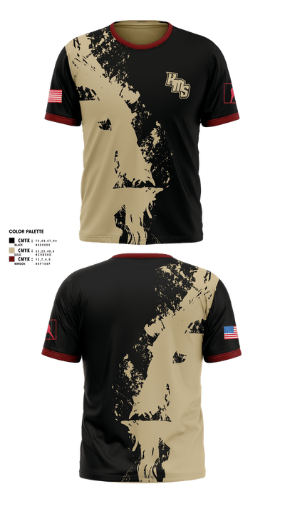 KMS Barnstomers 35452679 Short Sleeve Performance Shirt - 1