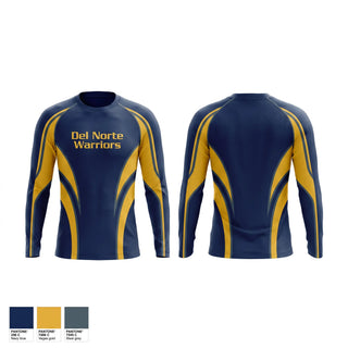 Long Sleeve Performance Shirt, Del Norte Warriors, Baseball, Teamtime, Team time, sublimation, custom sports apparel, team uniforms, spirit wear, spiritwear, sports uniforms, custom shirts, team store, custom team store, fundraiser sports, apparel fundraiser