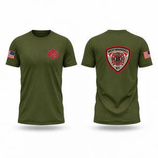 Short Sleeve Performance Shirt, WEST MARSHALL FIRE DEPARTMENT, Fire Department, Teamtime, Team time, sublimation, custom sports apparel, team uniforms, spirit wear, spiritwear, sports uniforms, custom shirts, team store, custom team store, fundraiser sports, apparel fundraiser