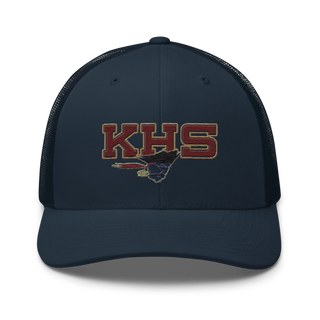 Kingston High School Cheer 38639250 Retro Trucker Hat | Yupoong 6606