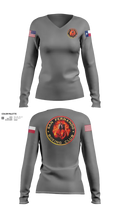San Fernando Boxing Club 92427997 Women's Long Sleeve V-neck Shirt - 50