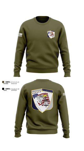 Crew Neck Sweatshirt, 61st eagle squadron, , Teamtime, Team time, sublimation, custom sports apparel, team uniforms, spirit wear, spiritwear, sports uniforms, custom shirts, team store, custom team store, fundraiser sports, apparel fundraiser
