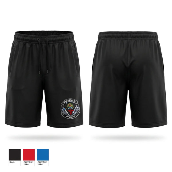 Athletic Shorts With Pockets, 277th ASB Frostbite Medics, Army, Teamtime, Team time, sublimation, custom sports apparel, team uniforms, spirit wear, spiritwear, sports uniforms, custom shirts, team store, custom team store, fundraiser sports, apparel fundraiser