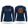 Group 2 Women's Long Sleeve V-neck Shirt - 1