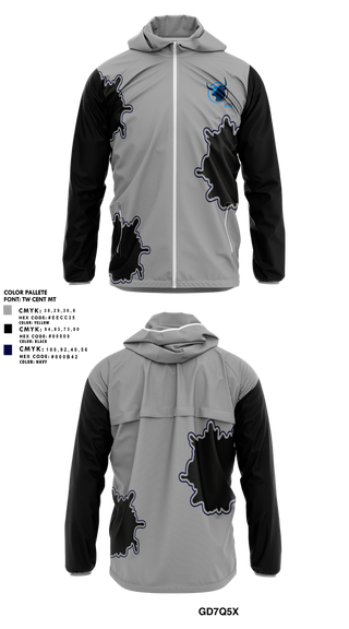 Windbreaker, Entrepreneur High School - Fontana Softball, Softball, Teamtime, Team time, sublimation, custom sports apparel, team uniforms, spirit wear, spiritwear, sports uniforms, custom shirts, team store, custom team store, fundraiser sports, apparel fundraiser