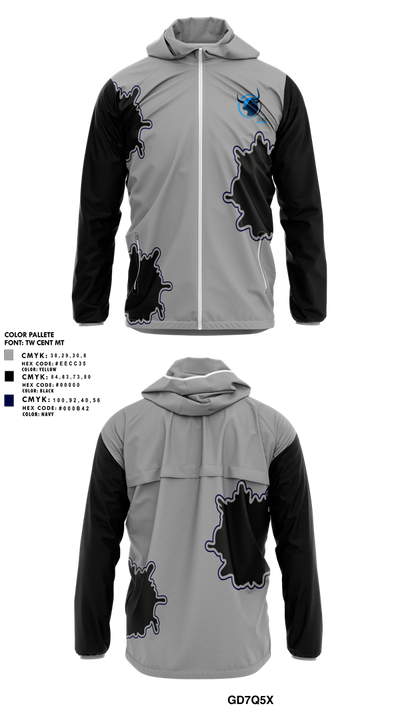 Entrepreneur High School - Fontana Softball 60578084 Windbreaker - 1