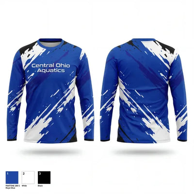 Central Ohio Aquatics 39134083 Long Sleeve Performance Shirt 1