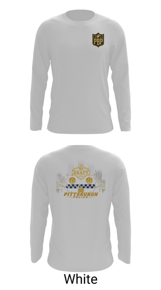 Long Sleeve Performance Shirt, Pittsburgh Police NFL Draft 2026, Police, Teamtime, Team time, sublimation, custom sports apparel, team uniforms, spirit wear, spiritwear, sports uniforms, custom shirts, team store, custom team store, fundraiser sports, apparel fundraiser