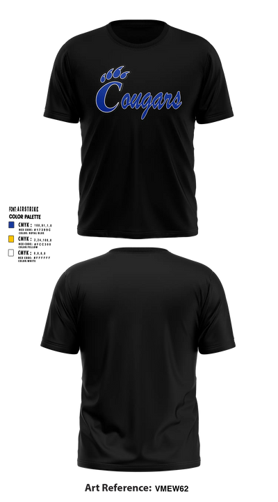 Campbellsport Cougars Old School Cotton Shirt - 6