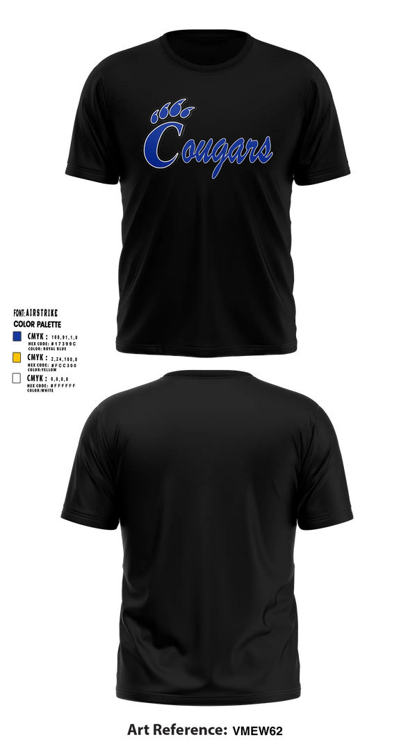 Campbellsport Cougars Old School Cotton Shirt - 6