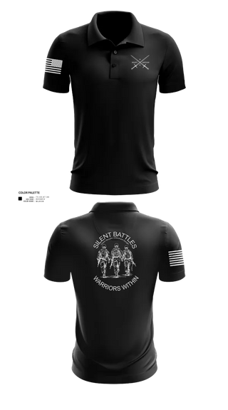 Short Sleeve Performance Polo, Silent Battles, , Teamtime, Team time, sublimation, custom sports apparel, team uniforms, spirit wear, spiritwear, sports uniforms, custom shirts, team store, custom team store, fundraiser sports, apparel fundraiser