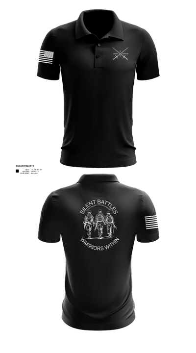 Silent Battles 26852061 Short Sleeve Performance Polo - 11
