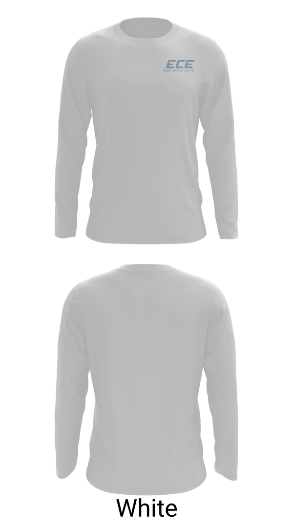 Long Sleeve Performance Shirt, East Coast Elite 12 U, Softball, Teamtime, Team time, sublimation, custom sports apparel, team uniforms, spirit wear, spiritwear, sports uniforms, custom shirts, team store, custom team store, fundraiser sports, apparel fundraiser