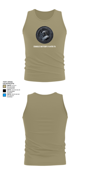 Tank Top, Charlie Battery 2-114th FA, , Teamtime, Team time, sublimation, custom sports apparel, team uniforms, spirit wear, spiritwear, sports uniforms, custom shirts, team store, custom team store, fundraiser sports, apparel fundraiser