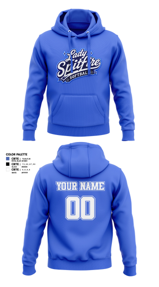Hoodie, Lady Spitfire, Softball, Teamtime, Team time, sublimation, custom sports apparel, team uniforms, spirit wear, spiritwear, sports uniforms, custom shirts, team store, custom team store, fundraiser sports, apparel fundraiser