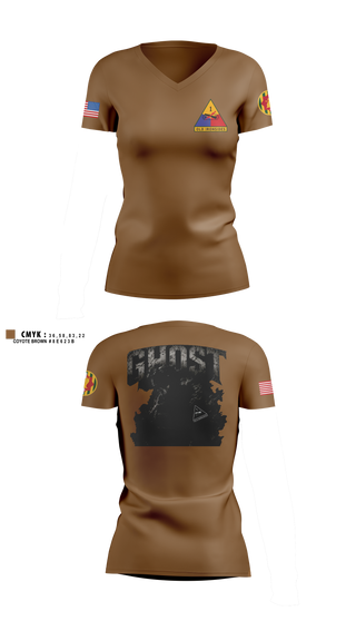 Womens Short Sleeve Vneck Shirt, 2ND PLT Ghosts, Army, Teamtime, Team time, sublimation, custom sports apparel, team uniforms, spirit wear, spiritwear, sports uniforms, custom shirts, team store, custom team store, fundraiser sports, apparel fundraiser