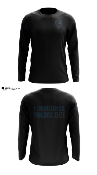 Long Sleeve Performance Shirt, Providence Police BCI, Police, Teamtime, Team time, sublimation, custom sports apparel, team uniforms, spirit wear, spiritwear, sports uniforms, custom shirts, team store, custom team store, fundraiser sports, apparel fundraiser