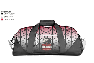Duffle Bag, Dolores Bears, Men's Basketball, Teamtime, Team time, sublimation, custom sports apparel, team uniforms, spirit wear, spiritwear, sports uniforms, custom shirts, team store, custom team store, fundraiser sports, apparel fundraiser