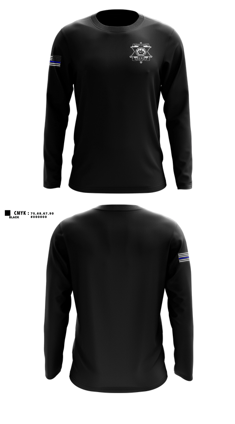 Long Sleeve Performance Shirt, Albany County Sheriff, Police, Teamtime, Team time, sublimation, custom sports apparel, team uniforms, spirit wear, spiritwear, sports uniforms, custom shirts, team store, custom team store, fundraiser sports, apparel fundraiser