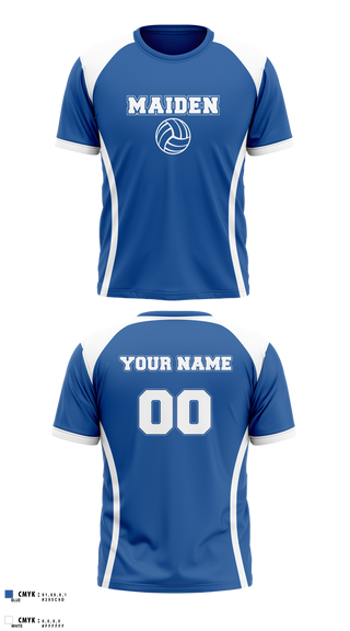 Short Sleeve Performance Shirt, Maiden High School Volleyball, Women's Volleyball, Teamtime, Team time, sublimation, custom sports apparel, team uniforms, spirit wear, spiritwear, sports uniforms, custom shirts, team store, custom team store, fundraiser sports, apparel fundraiser