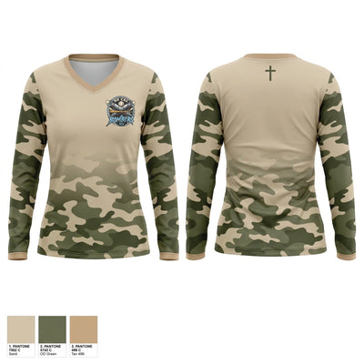 So Cal Bombers Women's Long Sleeve V-neck Shirt - 1