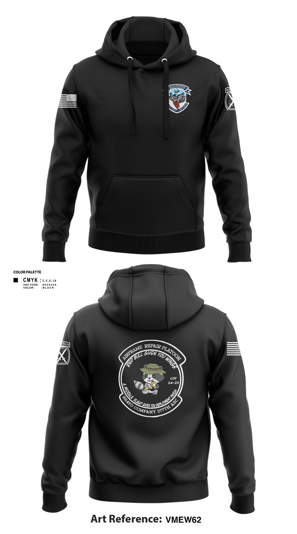 Hoodie, B Co 277 ASB ARP, Army, Teamtime, Team time, sublimation, custom sports apparel, team uniforms, spirit wear, spiritwear, sports uniforms, custom shirts, team store, custom team store, fundraiser sports, apparel fundraiser