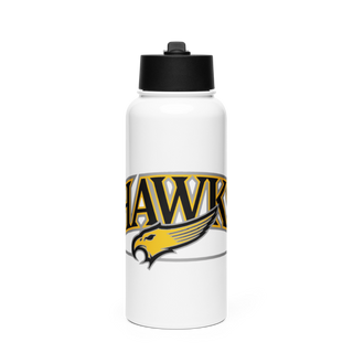 Hazelwood Central Hawks Volleyball 66580807 Stainless Steel Water Bottle with a Straw Lid