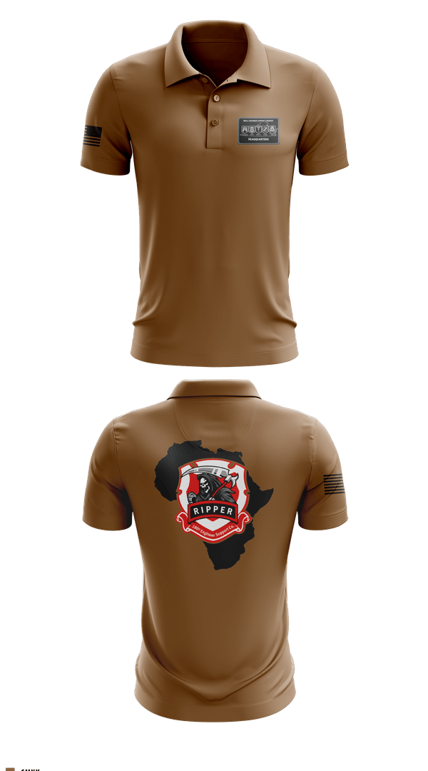 Short Sleeve Performance Polo, 180th ESC, Army, Teamtime, Team time, sublimation, custom sports apparel, team uniforms, spirit wear, spiritwear, sports uniforms, custom shirts, team store, custom team store, fundraiser sports, apparel fundraiser