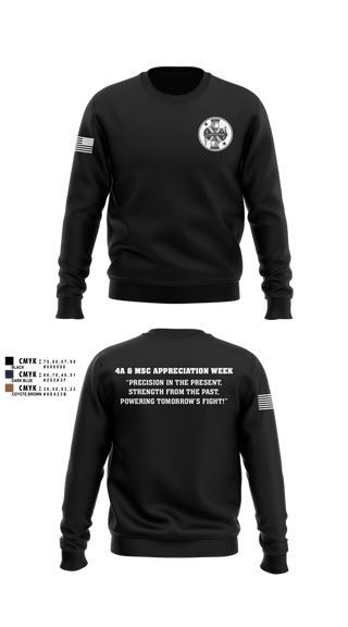 Crew Neck Sweatshirt, Joint Base San Antonio 4A/MSC, , Teamtime, Team time, sublimation, custom sports apparel, team uniforms, spirit wear, spiritwear, sports uniforms, custom shirts, team store, custom team store, fundraiser sports, apparel fundraiser