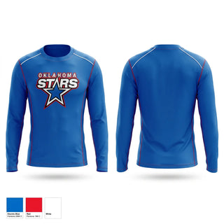 Long Sleeve Performance Shirt, Oklahoma stars, Softball, Teamtime, Team time, sublimation, custom sports apparel, team uniforms, spirit wear, spiritwear, sports uniforms, custom shirts, team store, custom team store, fundraiser sports, apparel fundraiser
