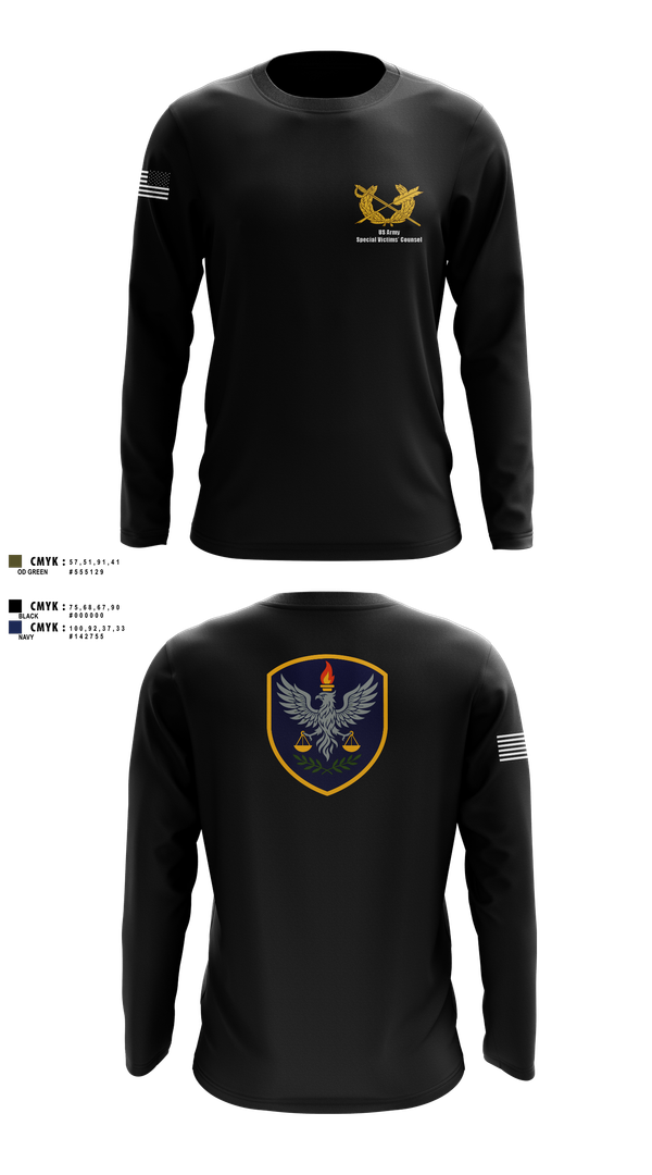 Long Sleeve Performance Shirt, US Army Special Victims’ Counsel, , Teamtime, Team time, sublimation, custom sports apparel, team uniforms, spirit wear, spiritwear, sports uniforms, custom shirts, team store, custom team store, fundraiser sports, apparel fundraiser