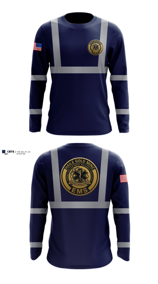Long Sleeve Performance Shirt, Haile Gold Mine EMS, EMS/EMT, Teamtime, Team time, sublimation, custom sports apparel, team uniforms, spirit wear, spiritwear, sports uniforms, custom shirts, team store, custom team store, fundraiser sports, apparel fundraiser