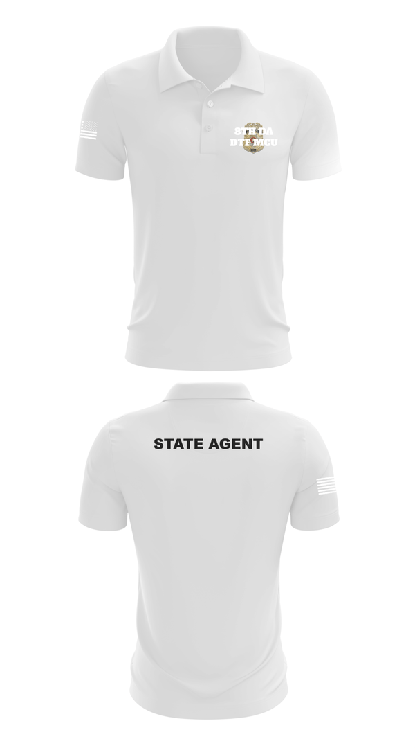 Short Sleeve Performance Polo, 8TH DA DTF MCU, Police, Teamtime, Team time, sublimation, custom sports apparel, team uniforms, spirit wear, spiritwear, sports uniforms, custom shirts, team store, custom team store, fundraiser sports, apparel fundraiser