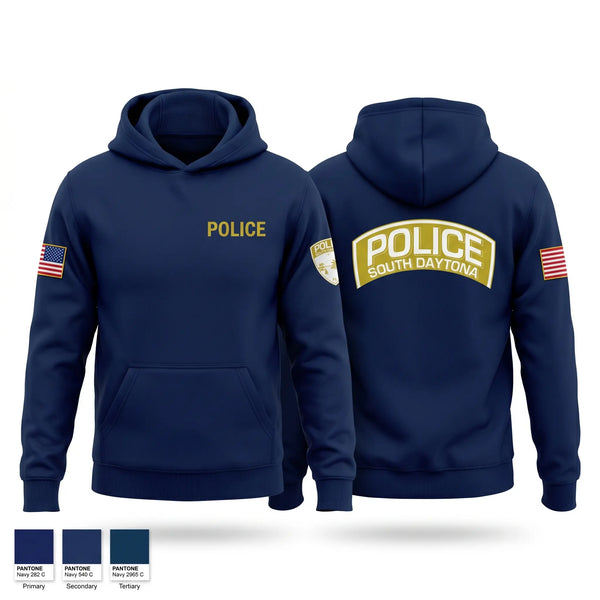 Hoodie, City of South Daytona Public Safety, Police, Teamtime, Team time, sublimation, custom sports apparel, team uniforms, spirit wear, spiritwear, sports uniforms, custom shirts, team store, custom team store, fundraiser sports, apparel fundraiser