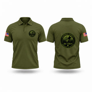 Short Sleeve Performance Polo, FCSO K9 UNIT, Police, Teamtime, Team time, sublimation, custom sports apparel, team uniforms, spirit wear, spiritwear, sports uniforms, custom shirts, team store, custom team store, fundraiser sports, apparel fundraiser