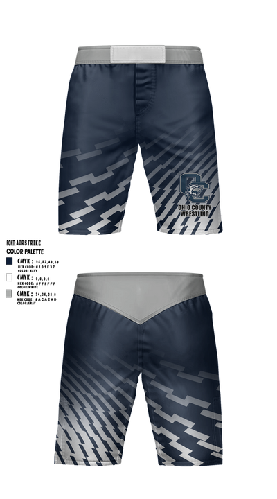 Ohio county 95337841 Fight Shorts - 1