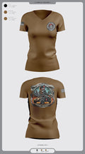 Ghost Riders 85736262 Women's Short Sleeve V-neck Shirt - 7