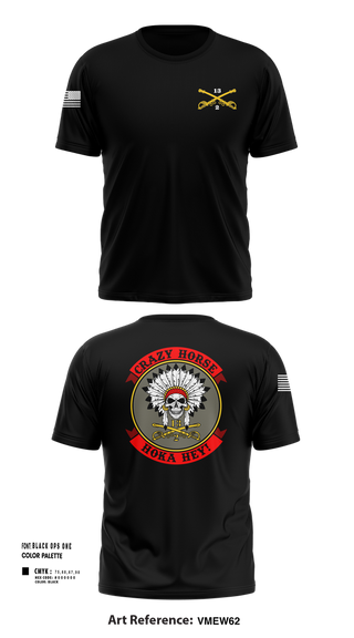 Short Sleeve Performance Shirt, C TROOP 2/13 CAV, , Teamtime, Team time, sublimation, custom sports apparel, team uniforms, spirit wear, spiritwear, sports uniforms, custom shirts, team store, custom team store, fundraiser sports, apparel fundraiser
