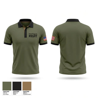 Short Sleeve Performance Polo, North Chicago PD K9/SRT, Police, Teamtime, Team time, sublimation, custom sports apparel, team uniforms, spirit wear, spiritwear, sports uniforms, custom shirts, team store, custom team store, fundraiser sports, apparel fundraiser