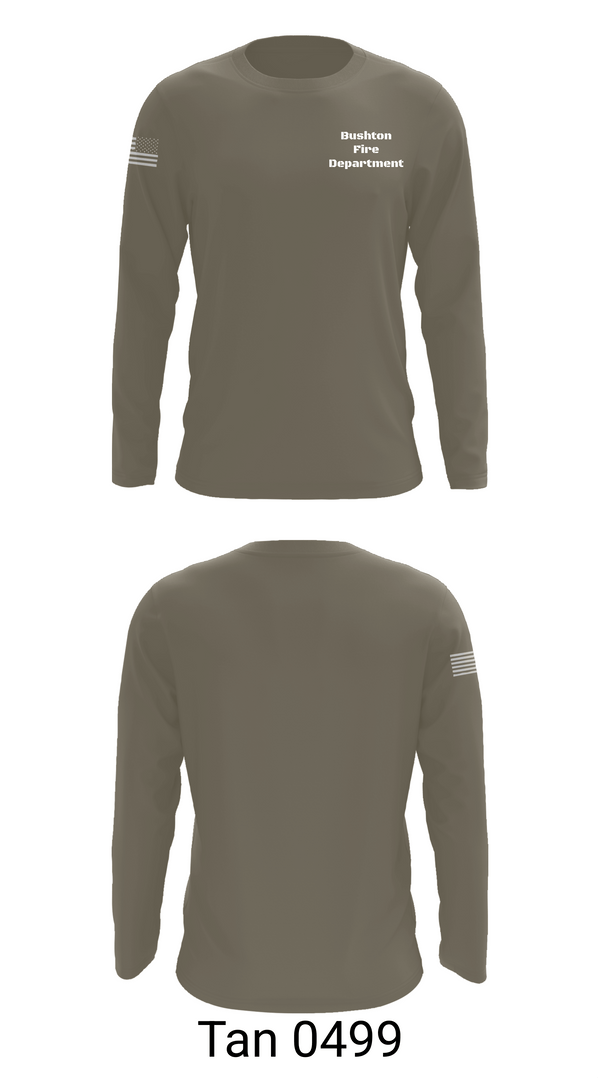 Long Sleeve Performance Shirt, Bushton Fire Department, Fire Department, Teamtime, Team time, sublimation, custom sports apparel, team uniforms, spirit wear, spiritwear, sports uniforms, custom shirts, team store, custom team store, fundraiser sports, apparel fundraiser
